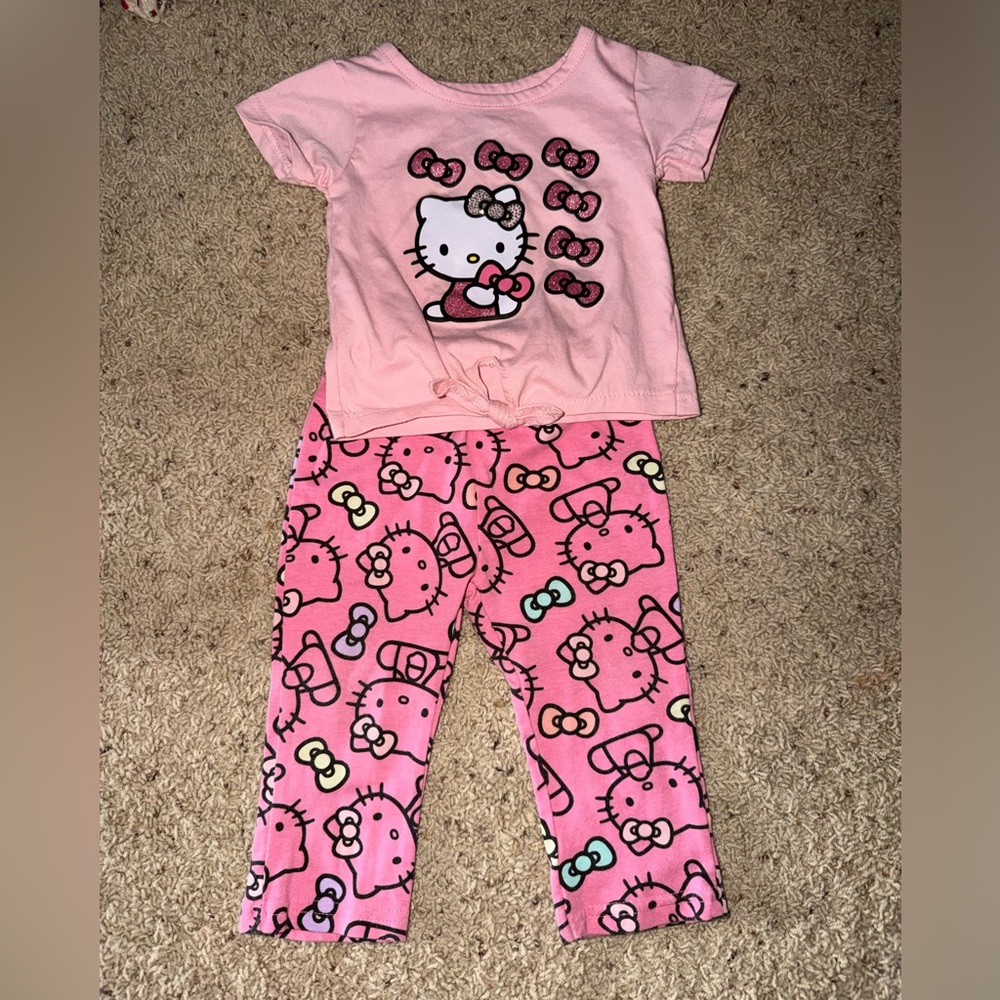 Hello Kitty Pink Kids Matching Set